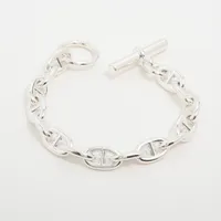 エルメス シェーヌダンクルMM 925 ブレスレット シルバー