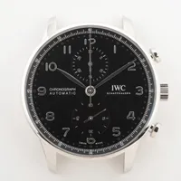 IWC ポルトギーゼ クロノグラフ IW371609 SS AT 黒文字盤