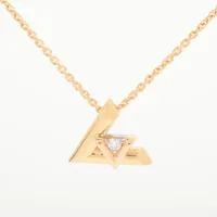 ルイ・ヴィトン パンダンティフ LV ヴォルト ワン PM ダイヤ 750(YG)