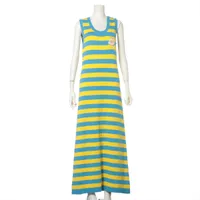 グッチ コットン ノースリーブワンピース 23AW イエロー