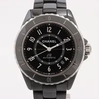 シャネル J12 H5697 SS×CE AT 黒文字盤