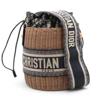 クリスチャンディオール サドル デニム×レザー ショルダーバッグ