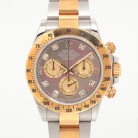 ロレックス コスモグラフデイトナ 116523NG SS×YG AT ブラックシェル文字盤