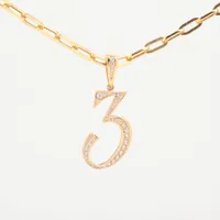 ゆきざき ノンブル ダイヤ K18(YG×PG)