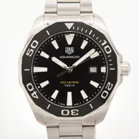 タグホイヤー アクアレーサー WAY101A SS QZ 黒文字盤