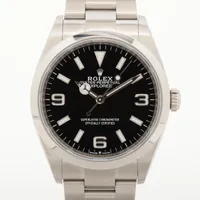ロレックス エクスプローラーⅠ 124270 SS AT 黒文字盤