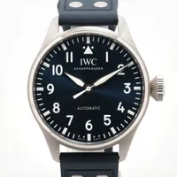 IWC ビッグパイロットウォッチ IW329304 SS×ラバー AT 青文字盤