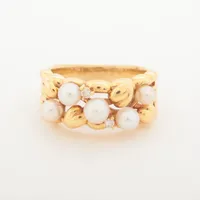 タサキ パール ダイヤ K18(YG)