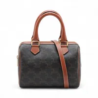 最終価格　セリーヌ　スモール　ボストンバッグ　キュイル　トリオンフ　2way 国内買付【CELINE】キュイル トリオンフ スモールボストン