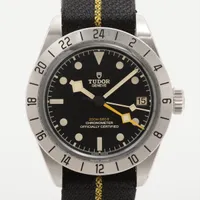 チュードル ブラックベイ プロ 79470 SS×ナイロン AT 黒文字盤