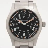 ハミルトン カーキフィールド H69529133 SS AT 黒文字盤