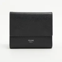 CELINE レザーキーケース ホワイト/グレー CELINE レザーキーケース ホワイト/グレー