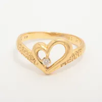 ミキモト ダイヤ K18(YG)