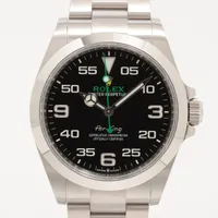 ロレックス エアキング 126900 SS AT 黒文字盤