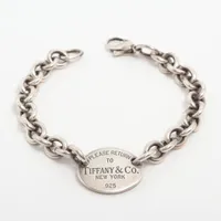 ティファニー リターントゥ オーバル チョーカー ブレスレット シルバー　925 ティファニー ネックレス ブレスレット リターントゥオーバル