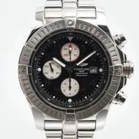 ブライトリング スーパーアベンジャー A13370 SS AT 黒文字盤