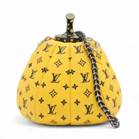 ヴィトン×草間彌生 LV×YK パンプキン バッグ M21760 イエロー