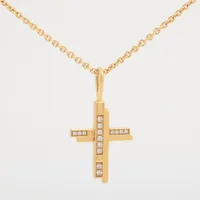 ハリーウィンストン シンボルズバイハリーウィンストン トラフィッククロス ダイヤ 750(YG)