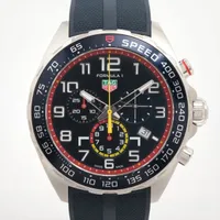 タグホイヤー フォーミュラ1 レッドブルレーシングコラボ CAZ101AL SS×ラバー QZ 青文字盤