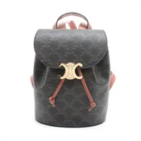 最終お値下げ！7月31日まで　CELINE トリオンフ　ブラックレザーウォレット セリーヌ トリオンフ レザー チェーンウォレット ブラック A