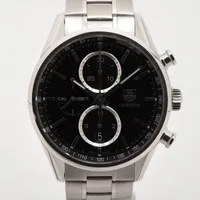 タグホイヤー カレラ CAR2110-5 SS AT 黒文字盤