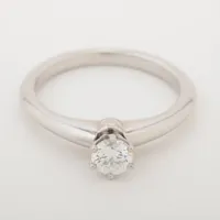 ティファニー ソリテール ダイヤ Pt950 G