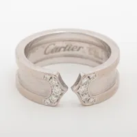 カルティエ C2 ダイヤ 750(WG)