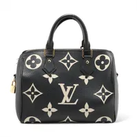 ルイ・ヴィトン バイカラー モノグラム アンプラント スピーディ バンドリエール 25 M58947 ブラック