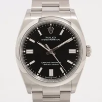 ロレックス オイスターパーペチュアル 126000 SS AT 黒文字盤