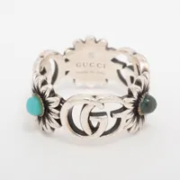 グッチ　ダブルG　フラワー　リング　925 パール取れ　11号 グッチ/リング/ダブルGフラワーリング/シルバー