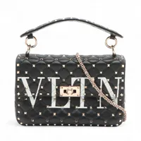 ヴァレンティノガラヴァーニ VLTN レザー ボディバッグ レッド