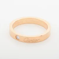 カルティエ ウェディング 1P ダイヤ 750(PG)