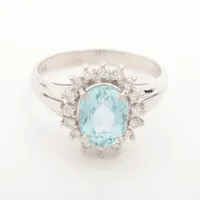 ノンブランド アクアマリン ダイヤ Pt900