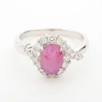 ノンブランド スタールビー ダイヤ Pt900