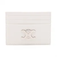 CELINE レザーキーケース ホワイト/グレー CELINE レザーキーケース ホワイト/グレー CELINE レザーキー