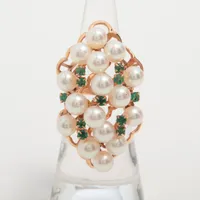 ノンブランド パール 色石 K14