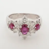 ノンブランド ルビー ダイヤ Pt900