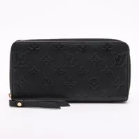 ルイ・ヴィトン モノグラム アンプラント ジッピーウォレット Ｍ61864 ラウンドジップウォレット ノワール