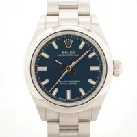ロレックス オイスターパーペチュアル 276200 SS AT 青文字盤