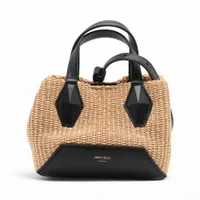 ジミーチュウ BING メッシュ×レザー ミュール 37 シルバー