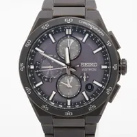 セイコー SBXC151 TI ソーラー 黒文字盤