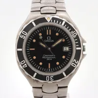 オメガ シーマスター200M 2850.50.02 SS QZ 黒文字盤