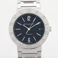 ブルガリ ブルガリブルガリ BB38SSAUTO SS AT 黒文字盤