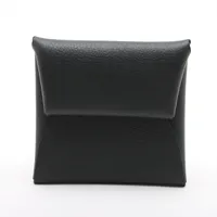 エルメス バスティア ボックスカーフ コインケース ブルー