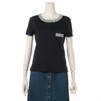 シャネル ココボタン コットン Tシャツ 13年 ブラック