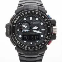 カシオ Gショック GWN-1000B SS×ラバー ソーラー 黒文字盤