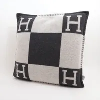 エルメス アヴァロン 毛×カシミヤ クッション ベージュ ABランクの