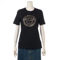 ヴェルサーチ メデューサ コットン Tシャツ 23年 ブラック