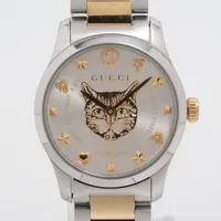 グッチ Gタイムレス 126.5 SS QZ 白文字盤