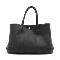 エルメス ガーデンパーティ36 PM ネゴンダ ブラック シルバー金具